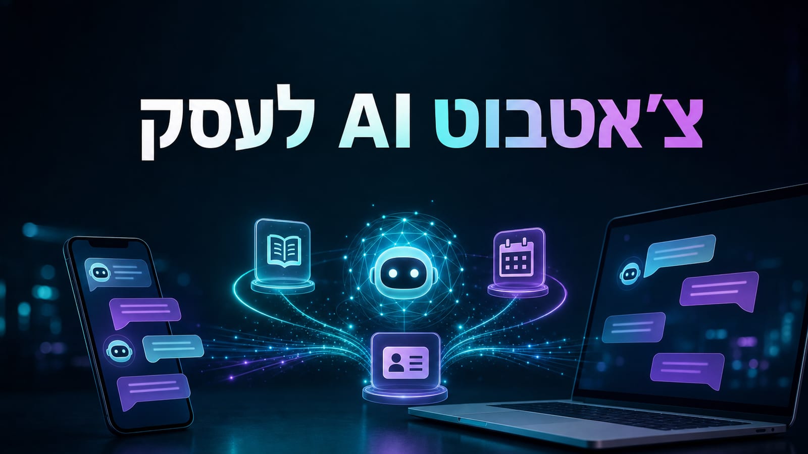 צ׳אטבוט AI לעסק — איך זה עובד וכמה זה עולה ב-2026