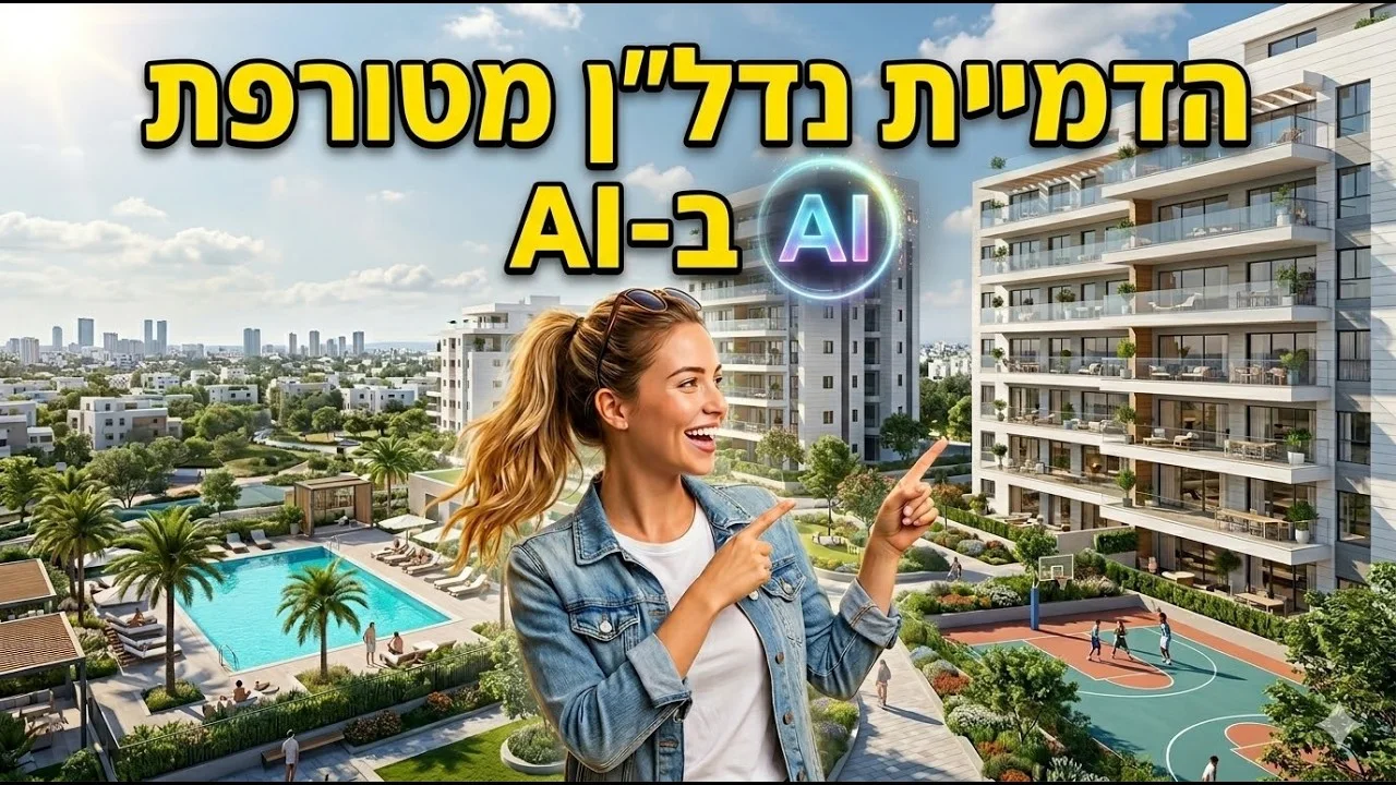 הדמיה אדריכלית בבינה מלאכותית